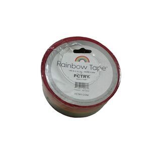 FCTRY Rainbow Tape for Packing or Crafting 55 Yards NEW